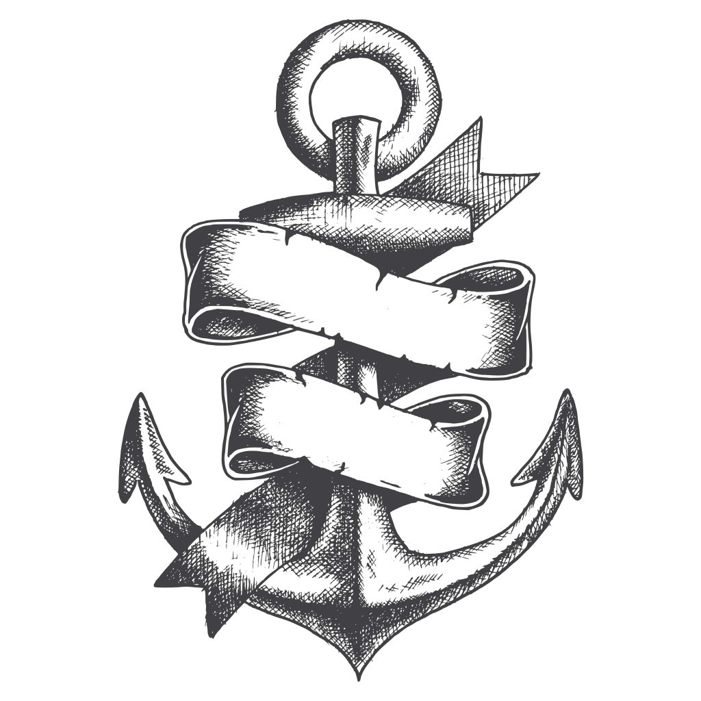 symbol kotwicy tatuaż