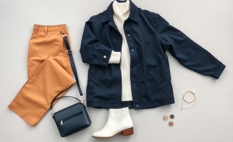 accessorizing with navy outfits