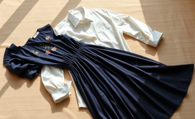 stylizacja sukienek i koszul