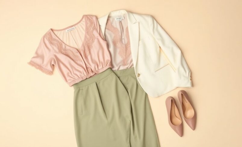 elegancki strój dla matki chrzestnej