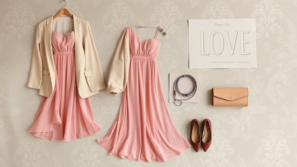 objąć stonowaną różową elegancję