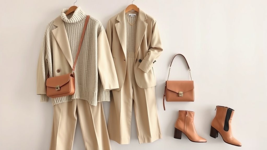 monochromatyczna elegancja w prostocie