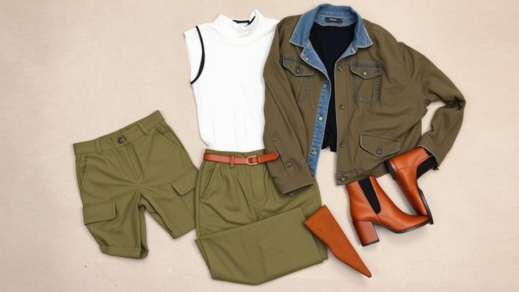 stylowe akcesoria do spodni cargo